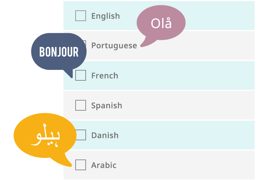Multilingual Surveys